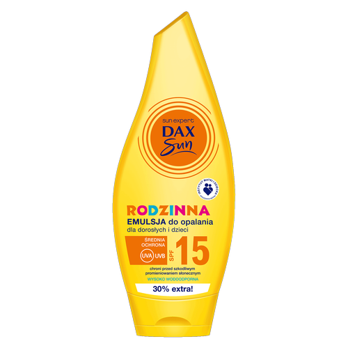 Dax Sun Family suntan lotion for adults and children SPF 15